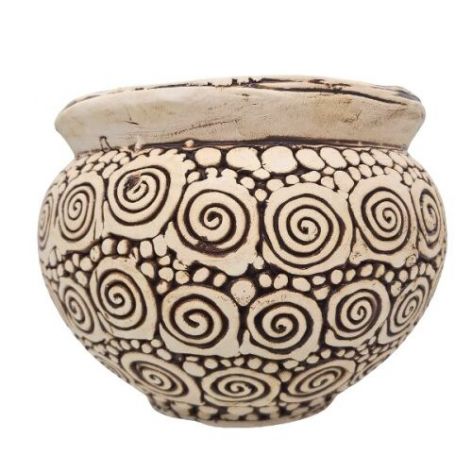 Doniczka Ceramiczna Handmade Ulepiona z Pasją
