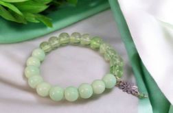 Bransoletka na gumce miętowa