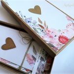 Kartka ślubna -serduszko - kartka slubna w dopasowanym pudełku