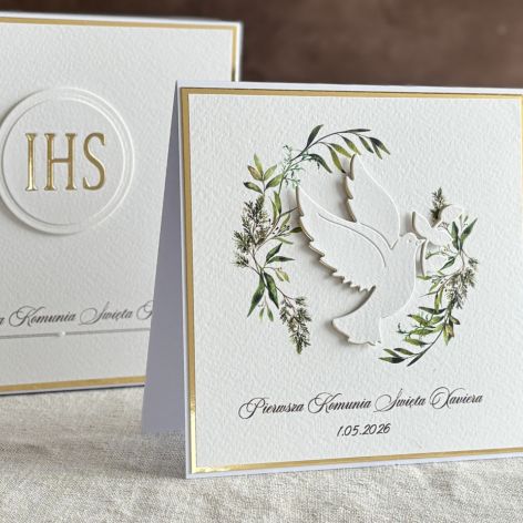 Pamiątka I Komunii w pudełku z kopertą, 102
