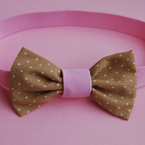 Opaska niemowlęca  - PasteLOVE beżowe