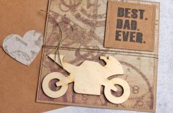 dla Taty - kartka dla taty-motocyklisty
