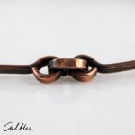 Łańcuch - miedziana bransoletka (2208-04) - Miedziana bransoleta łańcuch