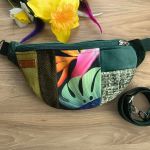 Nerka classic zielony patchwork  - Widok z przodu