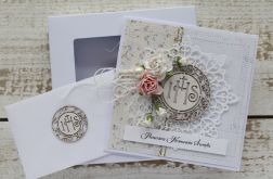 Kartka komunijna kwiaty 2