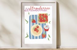Plakat Strawberries 50x70cm