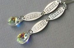 Elegant Swarovski Long -Crystal AB