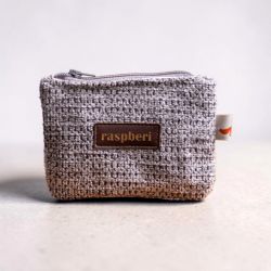 Etui na klucze portfelik z plecionki