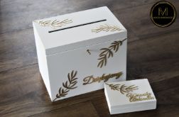 Pudełko na obrączki i skrzynka na koperty