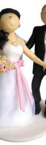 Presonalizowana figurka ślubna na tort