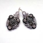 Kolczyki Srebro & Czerń - 