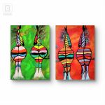 Barwy miłości kompozycja,  40x50x2 cm - 