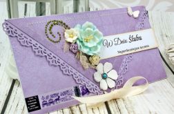 Kopertówka z okazji ślubu- na wrzosowisku