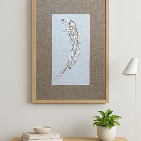 Stosunki przestrzenne I 40x60 cm I Mixed media I abstrakcja