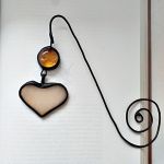 Zakładka do książki Czyste Serce Tiffany - ozdobiony drutem miedzianym