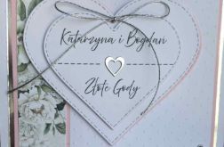 Rocznica ślubu! 50 lat! Kartka z kopertą w pudełku!