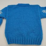 sweterek z bałwankiem:) - sweterek tył