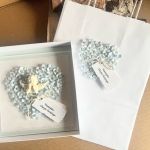 070,kartka w pudełku na chrzest św. z torebką - 070,kartka w pudełku na chrzest św. z torebką