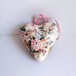 Serce styropianowew kwiatach - Pełno róż