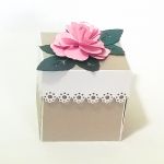 Kartka - pudełko z okazji ślubu wesele - kartka z życzeniami