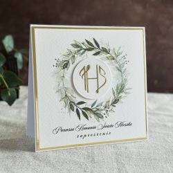 Ręcznie robione zaproszenia komunijne, 73B