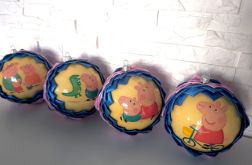 Zestaw bombek choinkowych dla dzieci ŚWINKA PEPPA