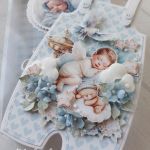 Chrzest Maluszka kartka hand made - 