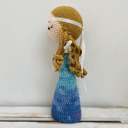 Kolorowy Anioł Stróż lalka maskotka handmade