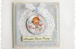 Kartka na Chrzest dla chłopca