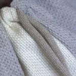 Torba plecak 2w1 w plecionej tkaniny ecru - 