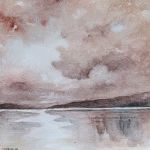 Morze 6-akwarela formatu 20/20 cm  - 