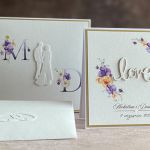 Kartka ślubna z pudełkiem i kopertą, WA 63-B - Kartka ślubna z pudełkiem i kopertą