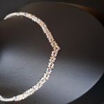 Naszyjnik Ślubny z Kryształków Preciosa  - biżuteria na kolację zaręczynową