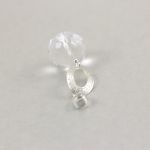 Kryształ górski i srebro - wisior - 