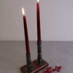 Świecznik Loftowy 2-ramienny F002_1-W2 Loft - Świecznik Loftowy F002_1-W2 Loft