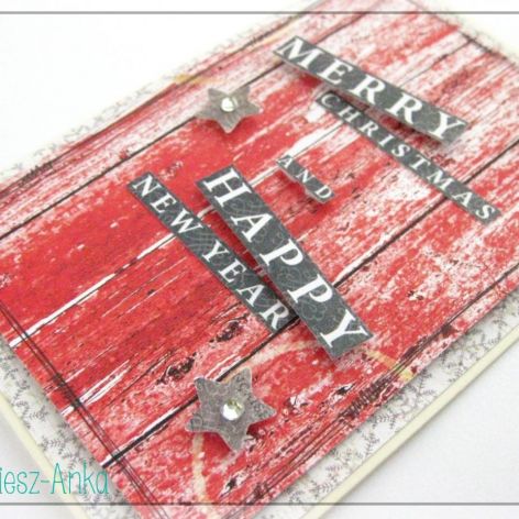 Kartka świąteczna z angielskim napisem 3