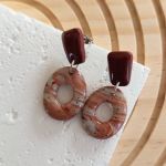 "Inet I" - kolczyki z gliny polimerowej. - lekkość i wygoda