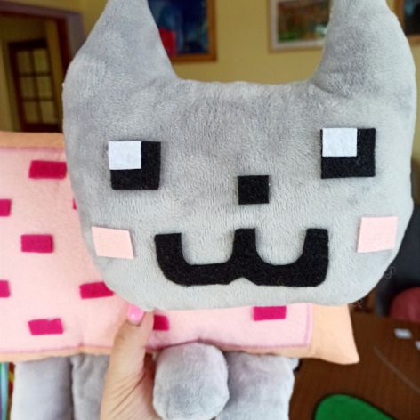 Nyan Cat maskotka handmade
