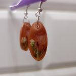 KOMPLET WISIOREK I KOLCZYKI Z ŻYWICY - ETERIA - KOMPLET WISIOREK I KOLCZYKI Z ŻYWICY - ETERIA