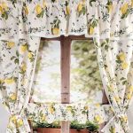 Zasłona gotowa panel sztora na tunel CYTRYNY 130/160cm - 