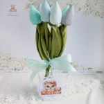 Tulipany prezent dla nauczyciela turkusGOTOWE - 