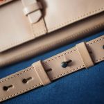 Ręcznie malowana skórzana torebka LAS - prezent dla studentki