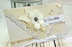 Kopertówka ślubna-wanilia