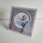 Kartka urodzinowa ręcznie robiona Kraina lodu Elsa 3 - Kartka Kraina lodu HANDMADE_3