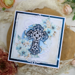 Subtelna kartka komunijna dla chłopca - kartka komunijna