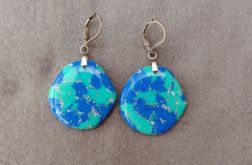 Oceaniczna Laguna – kolczyki z glinki polimerowej