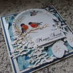 Kartka świąteczna z ptaszkami - 