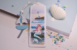 Zestaw zakładka do książki i świeczka sojowa