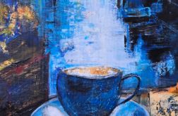 Obraz akrylowy na płótnie 40x50x2, New York caffee