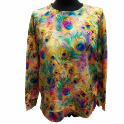 Bluzka damska pawie oczka S/M wyprzedaż